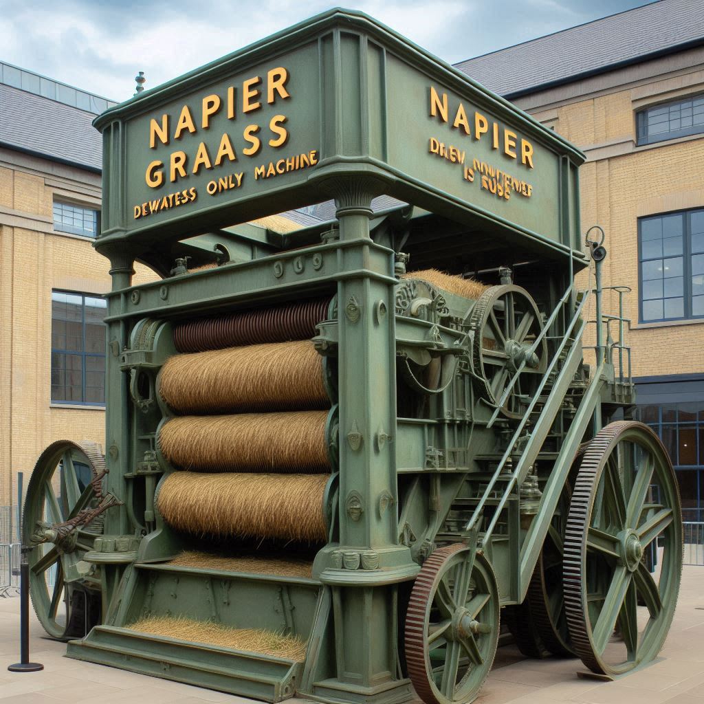 Napier Grass Squeezing (Dewatering) Press - 1